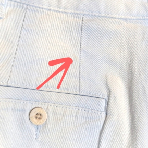 Lee Khakis Vintage Light Blue Summer Shorts Size 6M - Picture 4 of 5